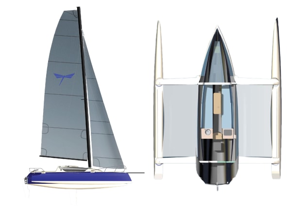 Dragonfly 25: Folding Trimaran for Small-boat Cruisers - Sail Magazine