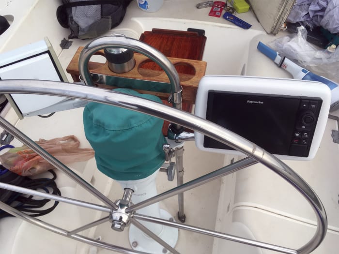 sailboat helm instrument pods