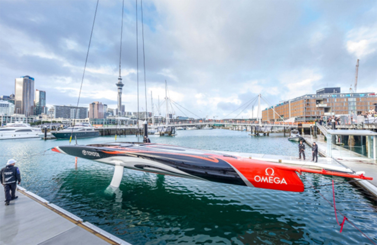 Kiwis Launch First America’s Cup AC75 - Sail Magazine