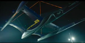 Team-Gitana- An AI simulation of a sailboat that looks like a spaceship