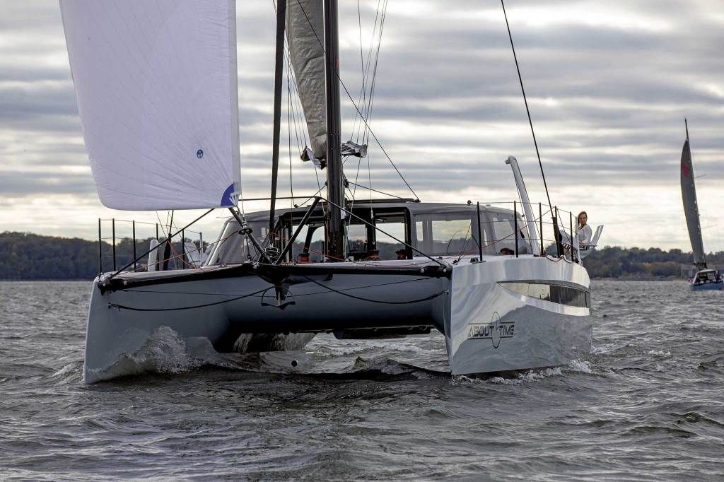The svelte, sharp lines of the HH52 belie a comfortable upscale interior.