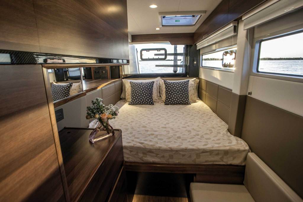 The cabins have plenty of light and ventilation. Photo courtesy of HH Catamarans