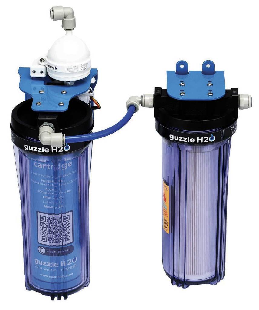 Guzzle H20 makes a system is a similar one to the author’s, so you don’t have to build it from scratch.