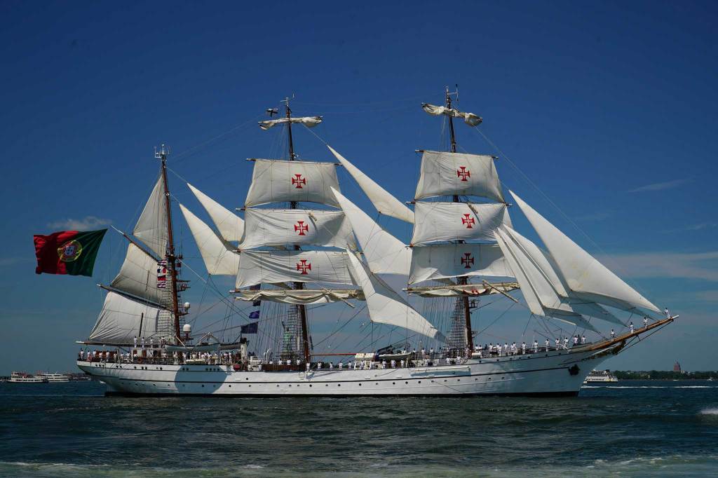 Tallship in NYC harbor