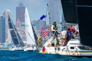 Sailboat racing course